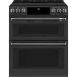Front Control Induction Knobs and Handles - Brushed Black