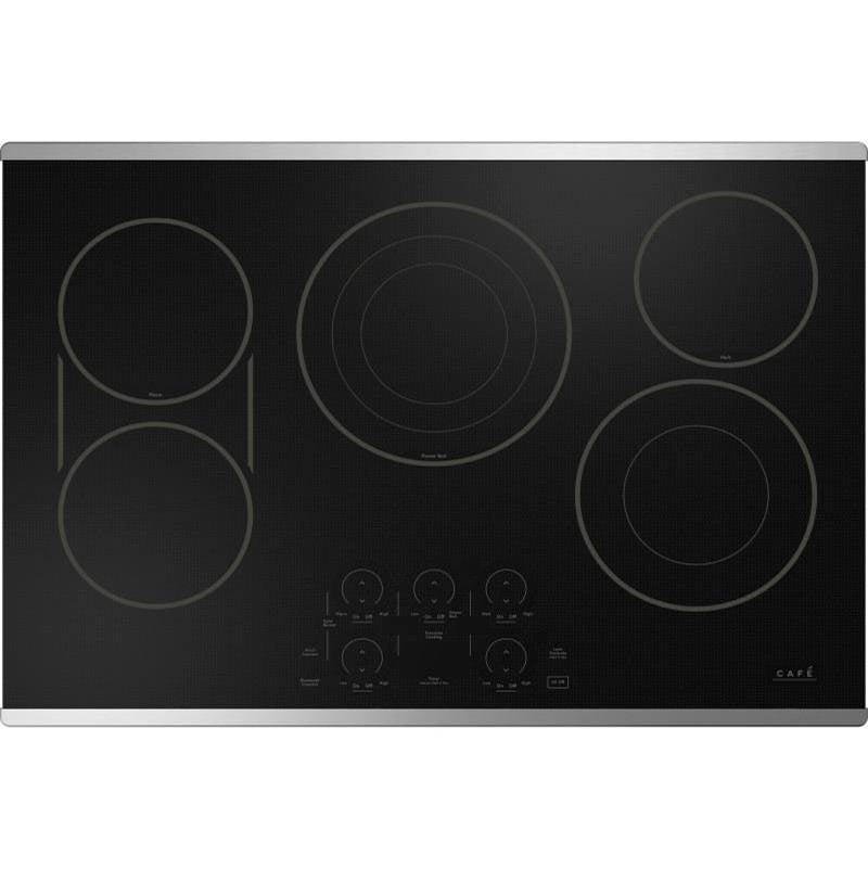Cafe - 30'' Touch-Control Electric Cooktop - Stainless Steel