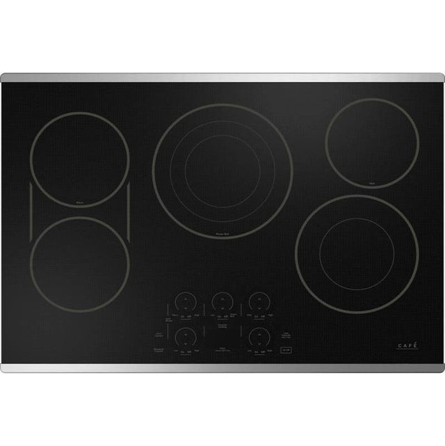 Cafe - 30'' Touch-Control Electric Cooktop - Stainless Steel