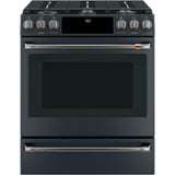 Front Control Gas Knobs and Handles - Brushed Black