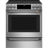 Front Control Electric Knobs and Handles - Brushed Black