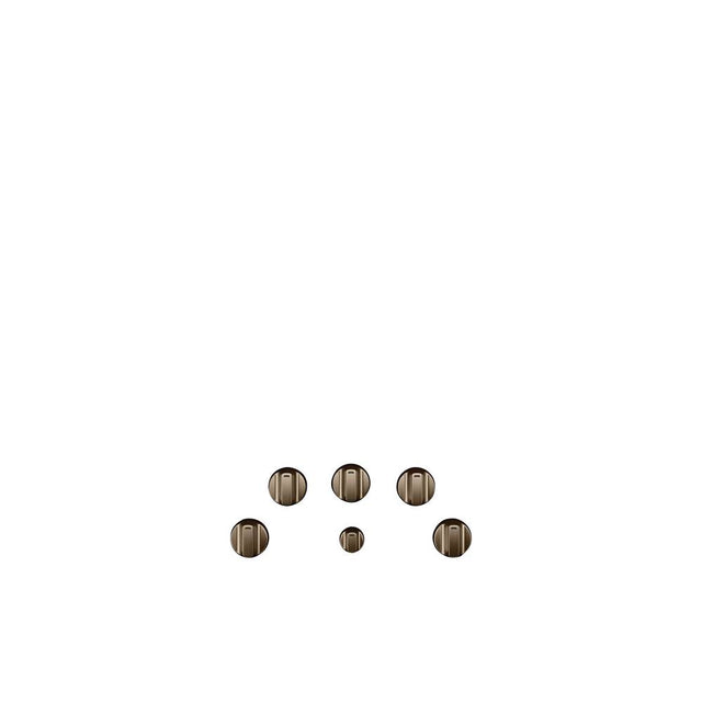 Cafe - 5 Electric Cooktop Knobs - Brushed Bronze