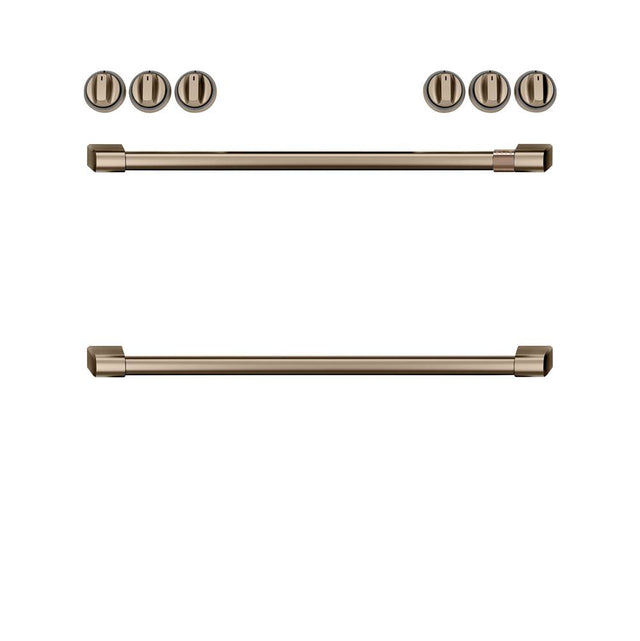 Cafe - Front Control Electric Knobs and Handles - Brushed Bronze