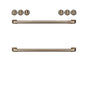 Cafe - Front Control Electric Knobs and Handles - Brushed Bronze