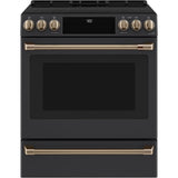 Front Control Induction Knobs and Handles - Brushed Bronze