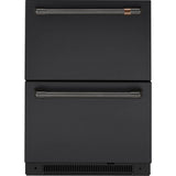 Cafe E Undercounter Refrigeration Handle Kit - Brushed Black