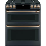 Front Control Gas Knobs and Handles - Brushed Bronze