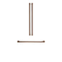 Cafe - Cafe E Refrigeration Handle Kit - Brushed Copper