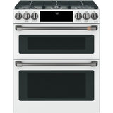 Front Control Gas Knobs and Handles - Brushed Black
