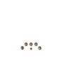 Cafe - 5 Gas Cooktop Knobs - Brushed Bronze