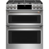 Front Control Gas Knobs and Handles - Brushed Black