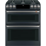 Front Control Gas Knobs and Handles - Brushed Black