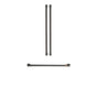 Cafe - Cafe E Refrigeration Handle Kit - Brushed Black