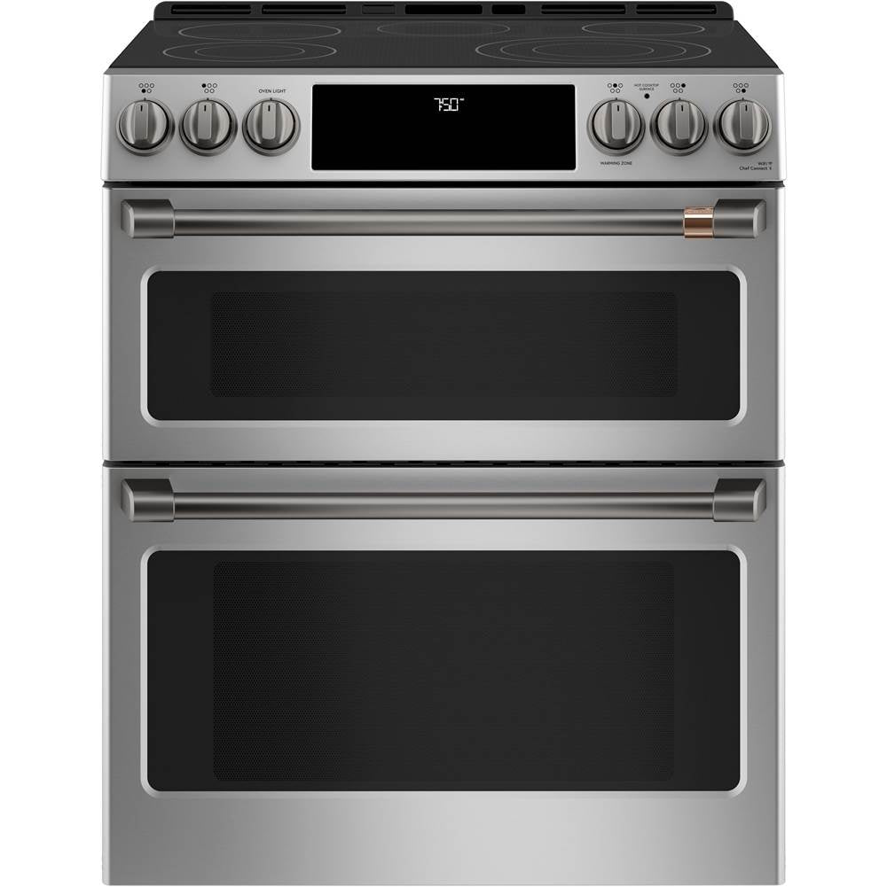 Front Control Electric Knobs and Handles - Brushed Black