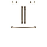 2 French-Door Handles; 1 - 30'' Handle; 4 Knobs - Brushed Bronze