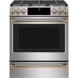 Front Control Gas Knobs and Handles - Brushed Bronze