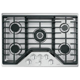 5 Gas Cooktop Knobs - Brushed Stainless