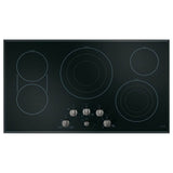 5 Electric Cooktop Knobs - Brushed Black