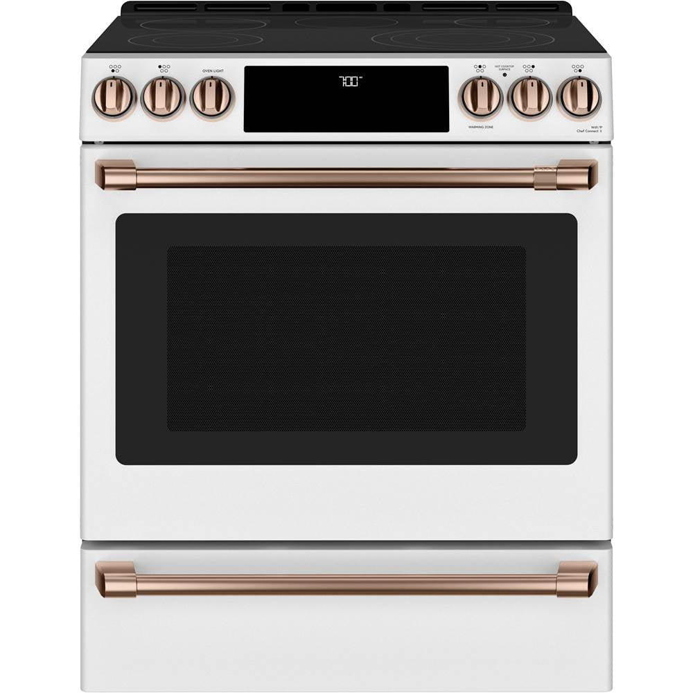 Front Control Electric Knobs and Handles - Brushed Copper