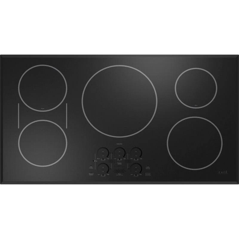 Cafe - 36'' Built-In Touch Control Induction Cooktop - Black on Black