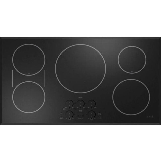 Cafe - 36'' Built-In Touch Control Induction Cooktop - Black on Black