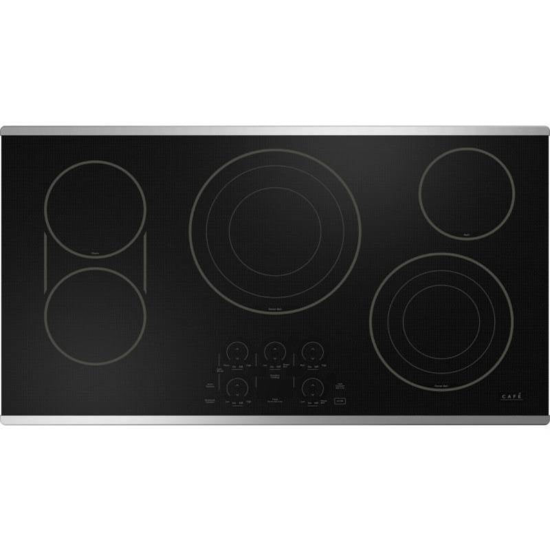 Cafe - 36'' Touch-Control Electric Cooktop - Stainless Steel