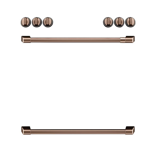 Cafe - Front Control Electric Knobs and Handles - Brushed Copper