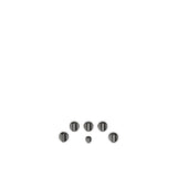 Cafe - 5 Gas Cooktop Knobs - Brushed Black