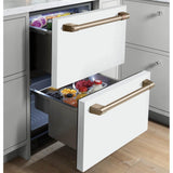 Cafe E Undercounter Refrigeration Handle Kit - Brushed Bronze