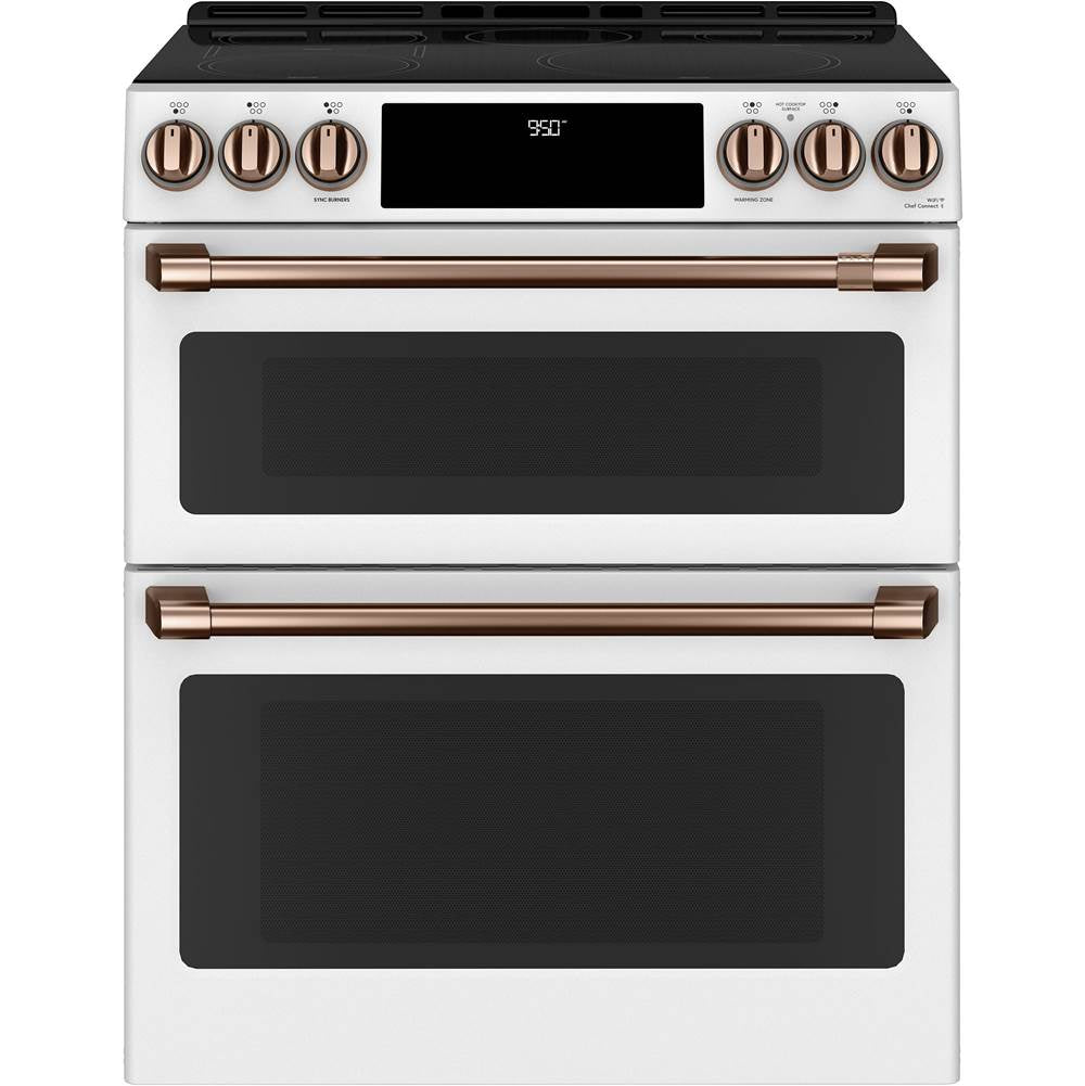 Front Control Induction Knobs and Handles - Brushed Copper