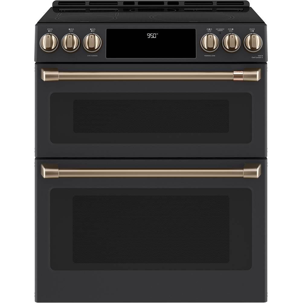 Front Control Induction Knobs and Handles - Brushed Bronze