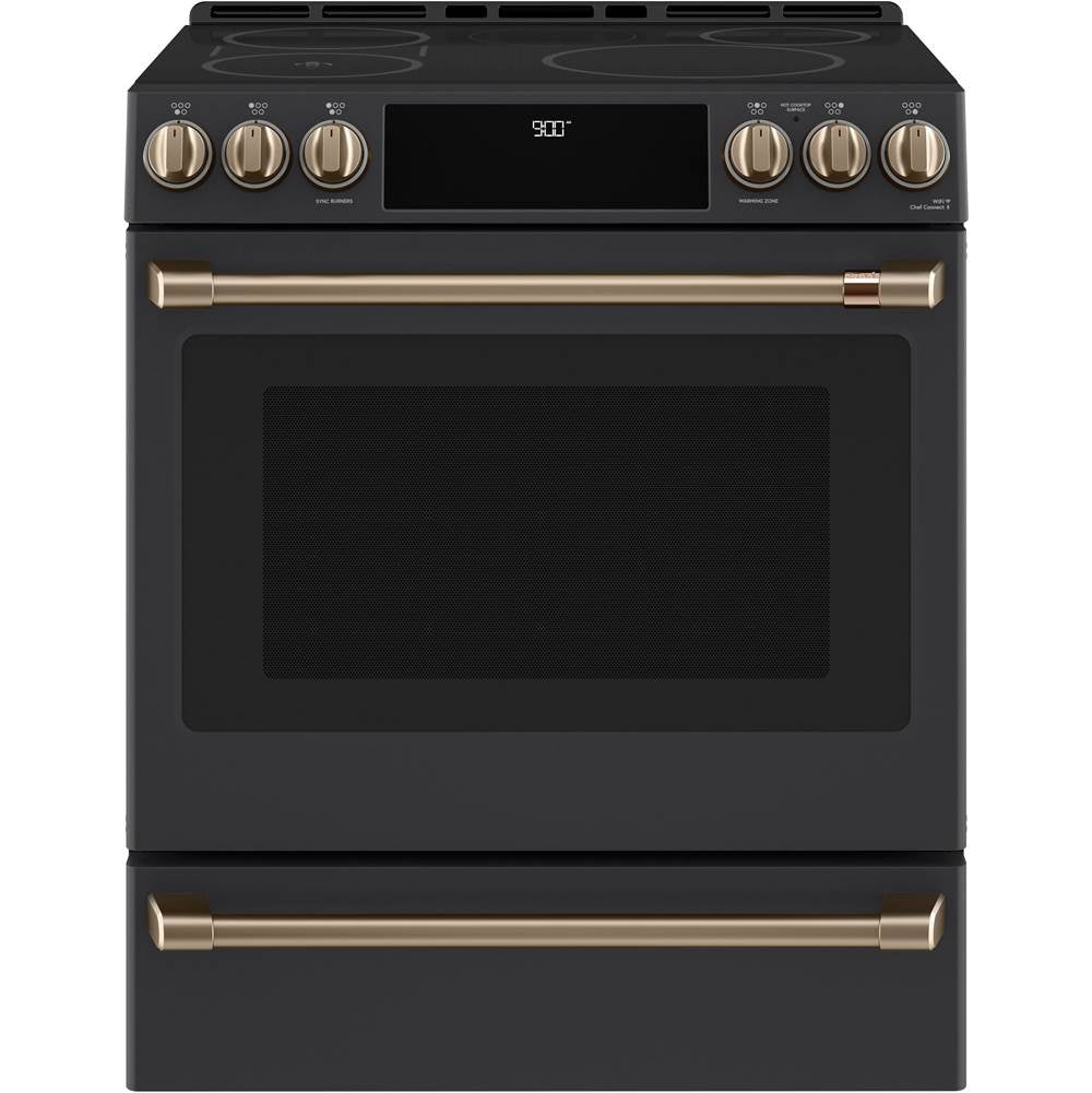 Front Control Induction Knobs and Handles - Brushed Bronze