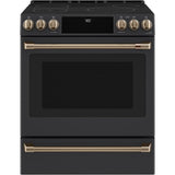 Front Control Induction Knobs and Handles - Brushed Bronze