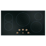5 Electric Cooktop Knobs - Brushed Bronze