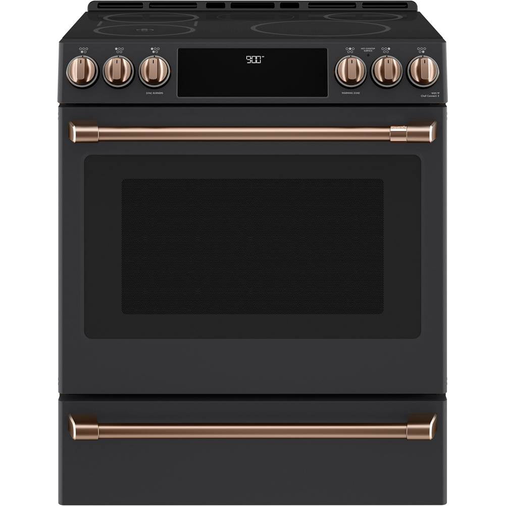 Front Control Induction Knobs and Handles - Brushed Copper