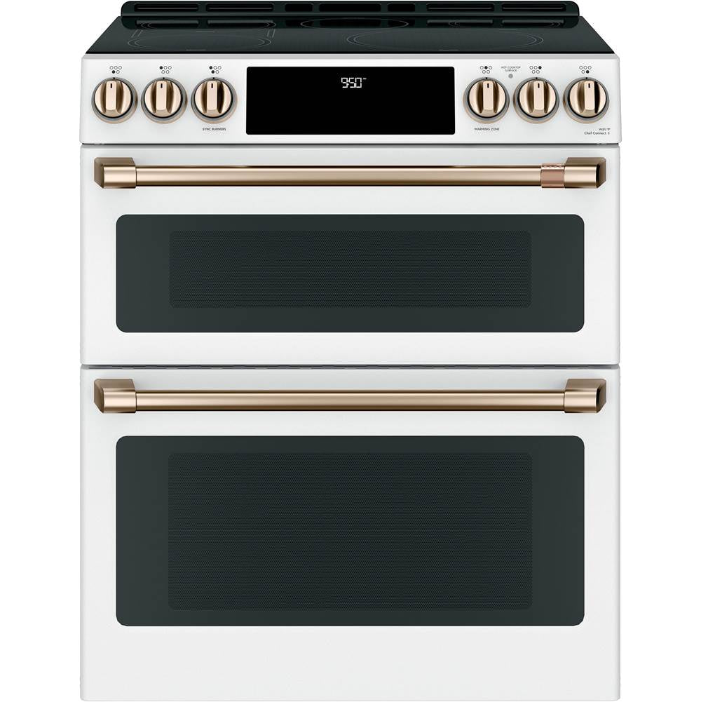 Front Control Induction Knobs and Handles - Brushed Bronze
