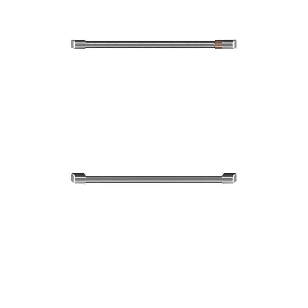 Cafe - 2 - 30   Double Wall Oven Handles - Brushed Stainless