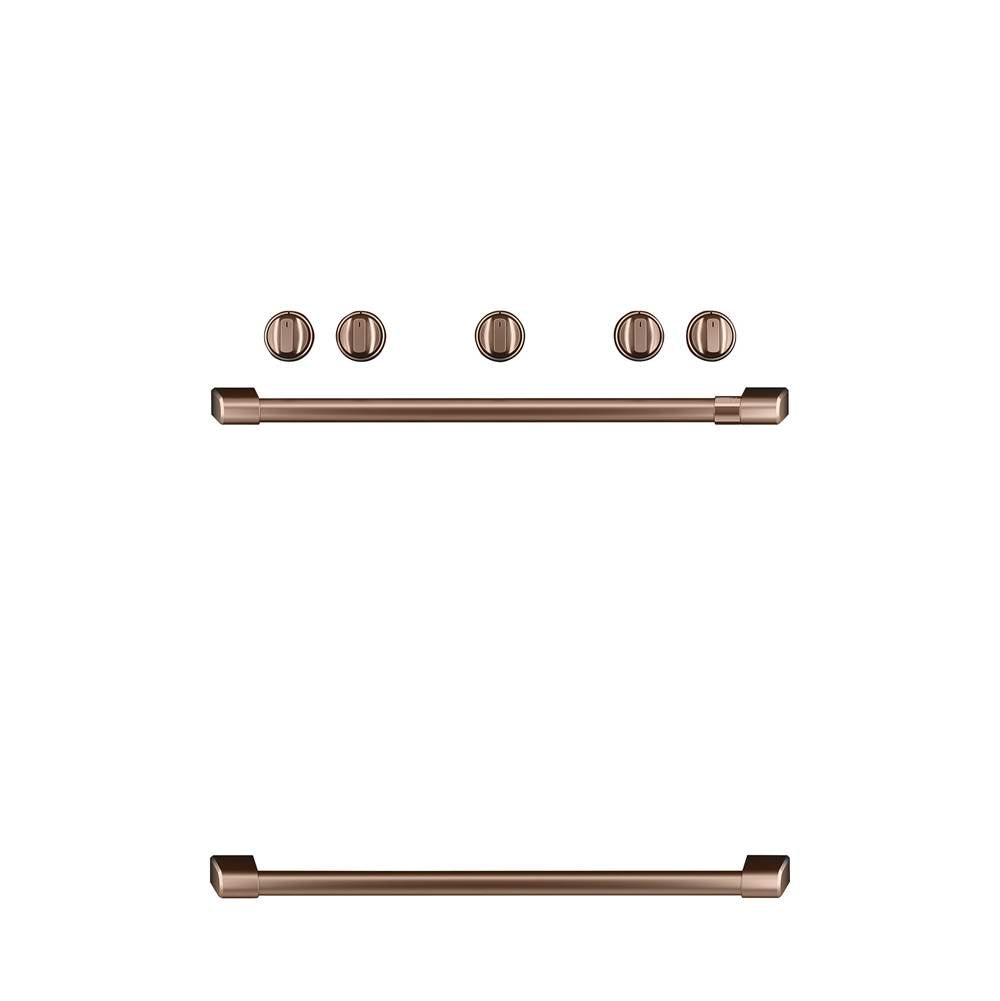 Cafe - Freestanding Gas Knobs and Handles - Brushed Copper