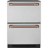 Cafe E Undercounter Refrigeration Handle Kit - Brushed Copper