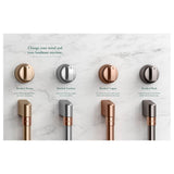 Front Control Induction Knobs and Handles - Brushed Bronze