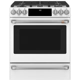 Front Control Gas Knobs and Handles - Brushed Stainless