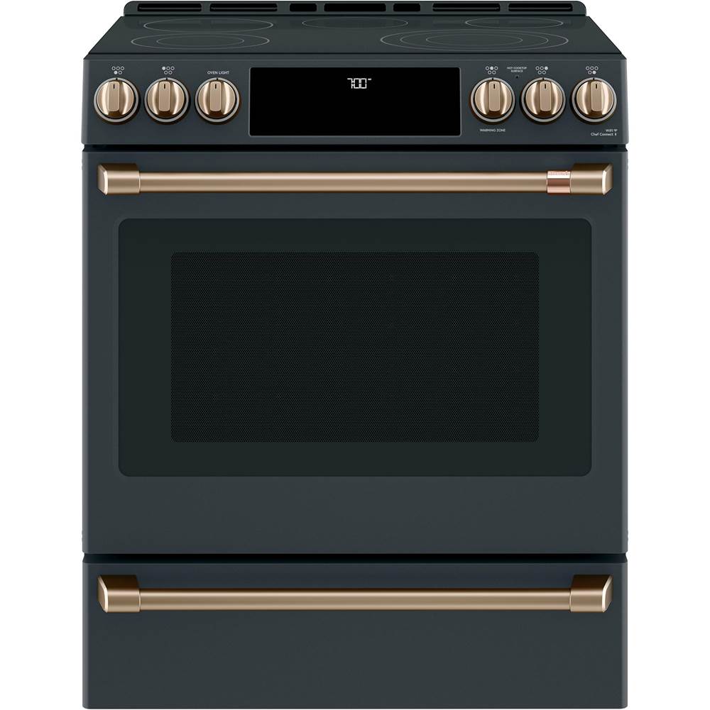 Front Control Electric Knobs and Handles - Brushed Bronze
