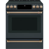 Front Control Electric Knobs and Handles - Brushed Bronze