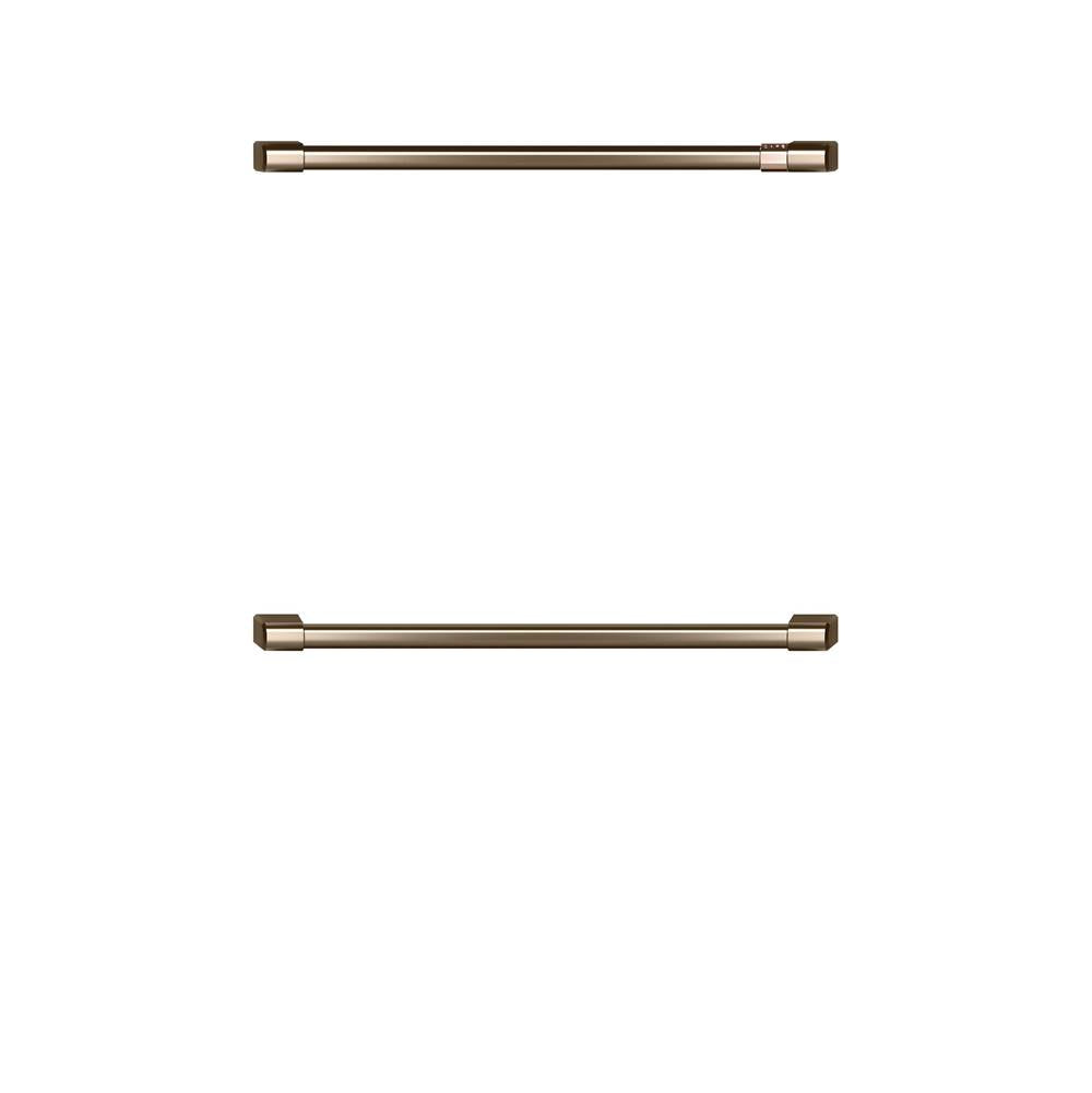 Cafe - 2 - 30   Double Wall Oven Handles - Brushed Bronze