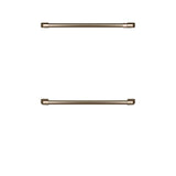 Cafe - 2 - 30   Double Wall Oven Handles - Brushed Bronze