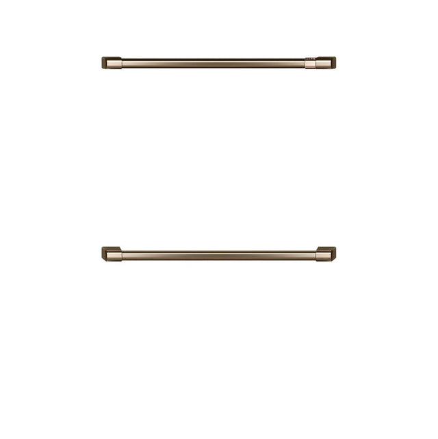 Cafe - 2 - 30   Double Wall Oven Handles - Brushed Bronze