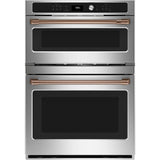 2 - 30   Double Wall Oven Handles - Brushed Copper