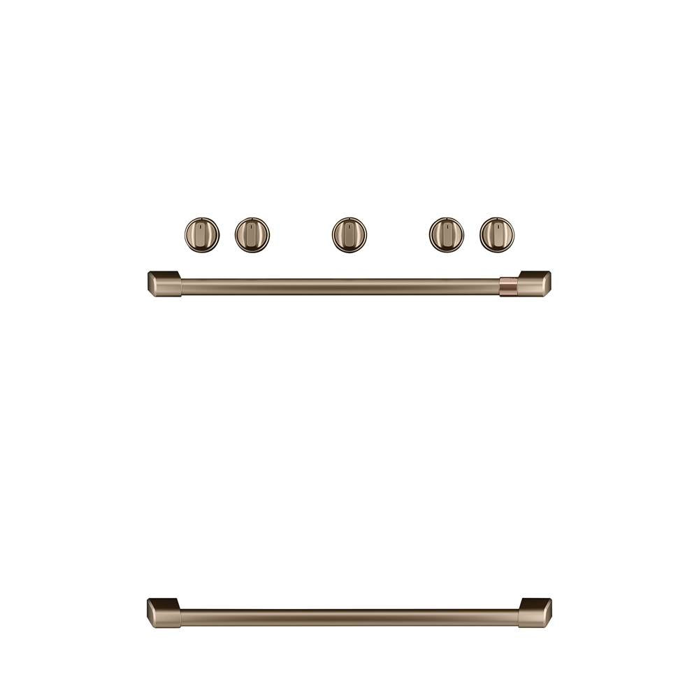 Cafe - Freestanding Gas Knobs and Handles - Brushed Bronze