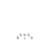 Cafe - 5 Gas Cooktop Knobs - Brushed Stainless