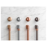 5 Electric Cooktop Knobs - Brushed Stainless